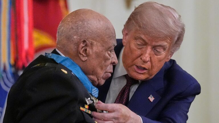 Trump presents the Medal of Honor to 3 veterans for heroism in Vietnam, Afghanistan