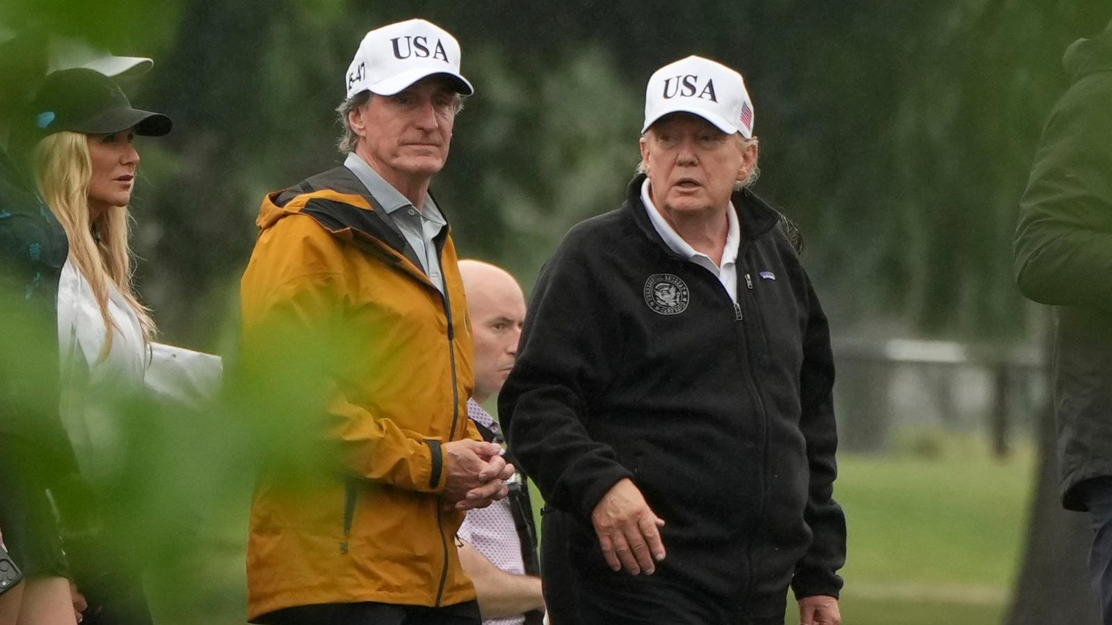 Trump says his renovation plans for a golf course will have Washington hosting a 'major' tournament