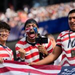 Roaring crowds in stars and stripes show up for the US team, and soccer's moment in their country