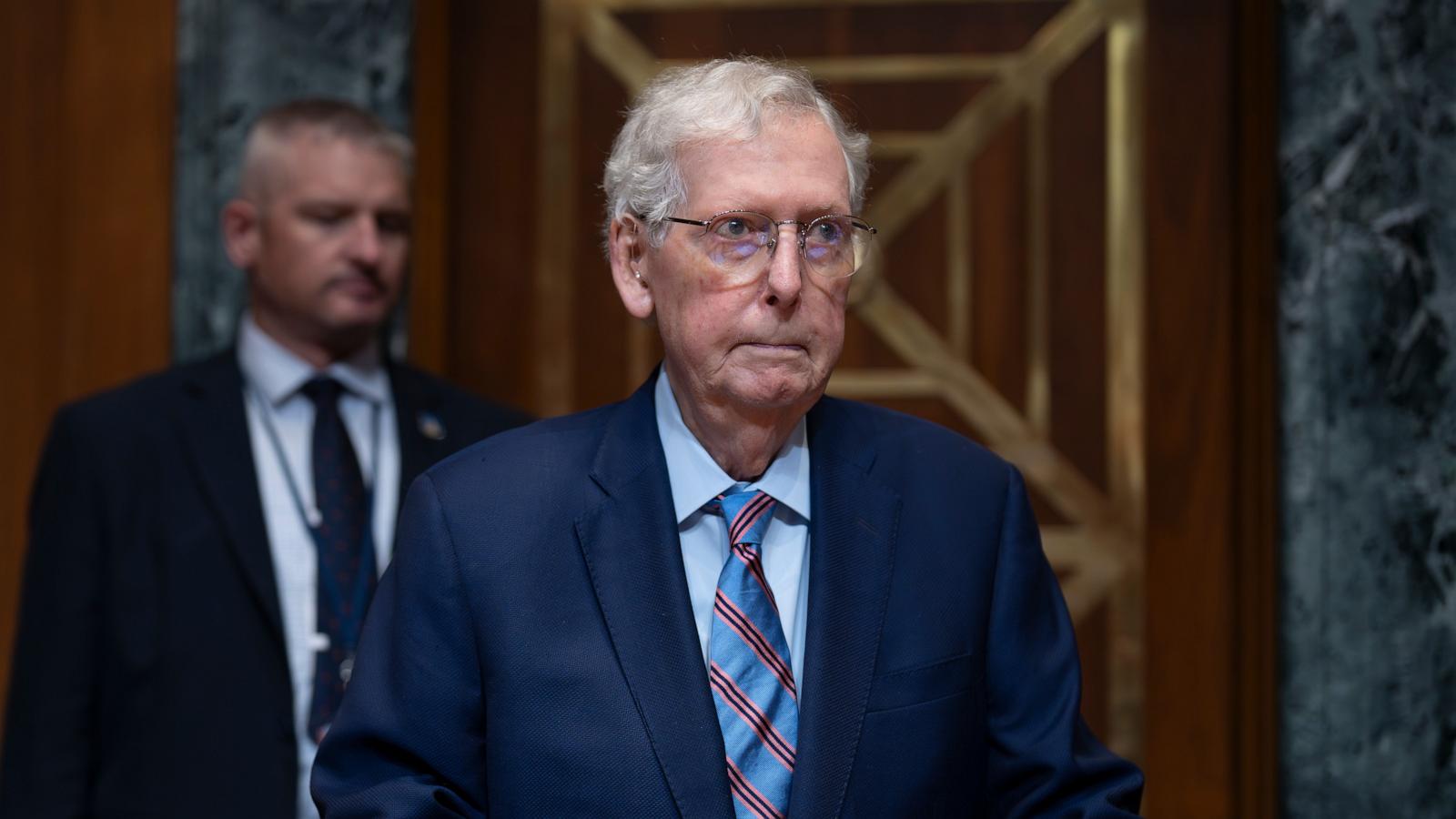 McConnell speaks to GOP leaders as speculation swirls about health, hospitalization