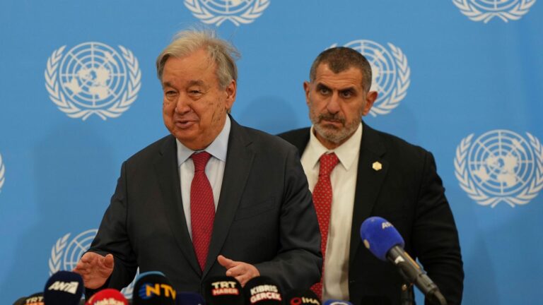 Cyprus' ethnic split must be resolved to stabilize a tumultuous region, UN chief says