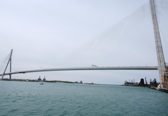 US-Canada bridge has been years in the making. But tension between countries is sapping the joy