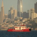 1 missing and 17 rescued after a boat fire near Alcatraz Island off San Francisco