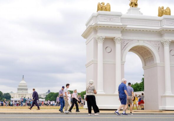 Trump's plan for a triumphal arch in the nation's capital is getting another review