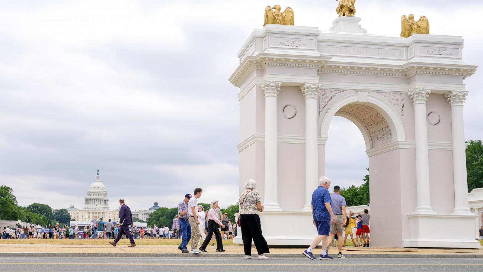 Trump's plan for a triumphal arch in the nation's capital is getting another review
