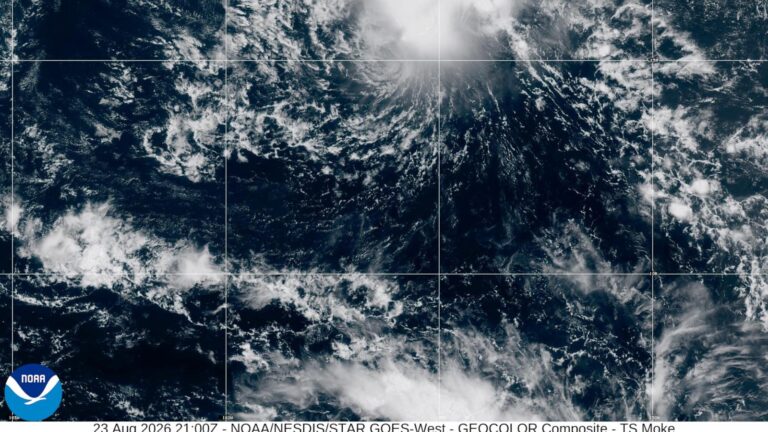 Tropical Storm Moke set to dump more heavy rain on hurricane-stricken Hawaii