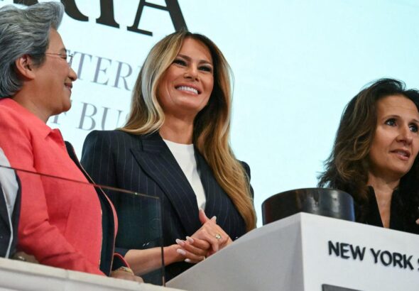 Melania Trump rings NYSE opening bell to launch new women's initiative Imperia