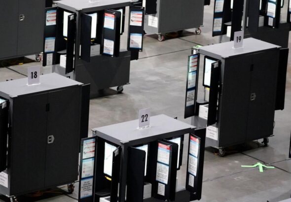 The secret ballot has been an article of faith in US elections. That's being tested in Georgia