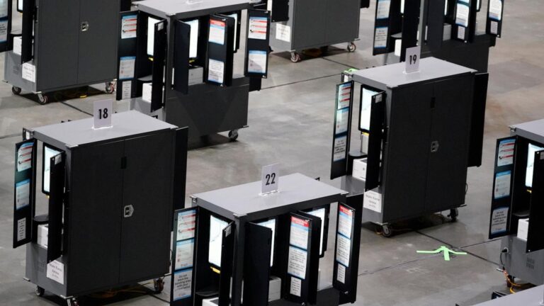 The secret ballot has been an article of faith in US elections. That's being tested in Georgia