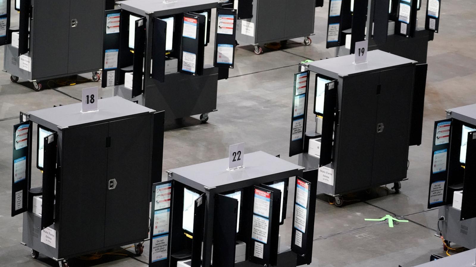 The secret ballot has been an article of faith in US elections. That's being tested in Georgia