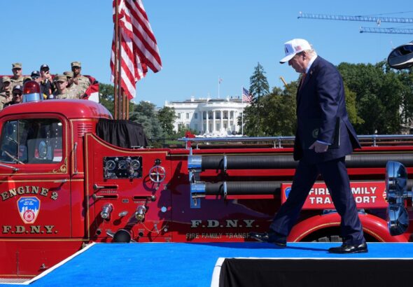 Trump honors 9/11 victims at the Ellipse, pledging to 'never forget'