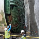 Drill to dig Hudson River tunnel connecting New York and New Jersey