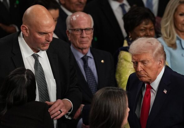 Trump urges Sen. John Fetterman to switch parties and become a Republican