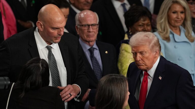 Trump urges Sen. John Fetterman to switch parties and become a Republican