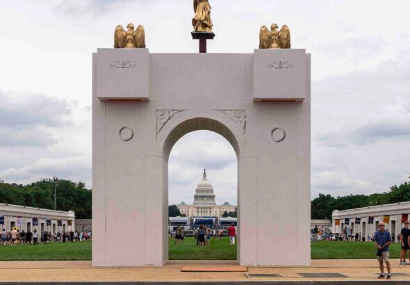 Plaintiffs in Trump arch project seek injunction to stop administration from beginning work Nov. 5