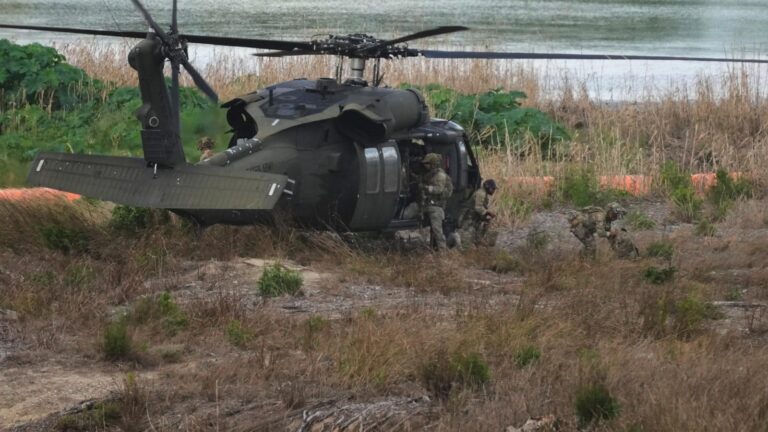 After surging troops to the border, US Army showcases a quieter Rio Grande